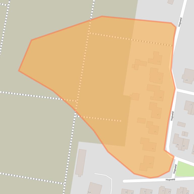 Kaart van postcodegebied 5473JB.