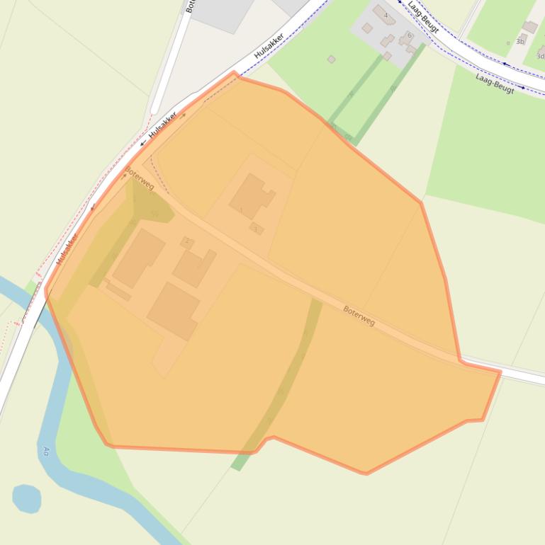 Kaart van postcodegebied 5473KA.