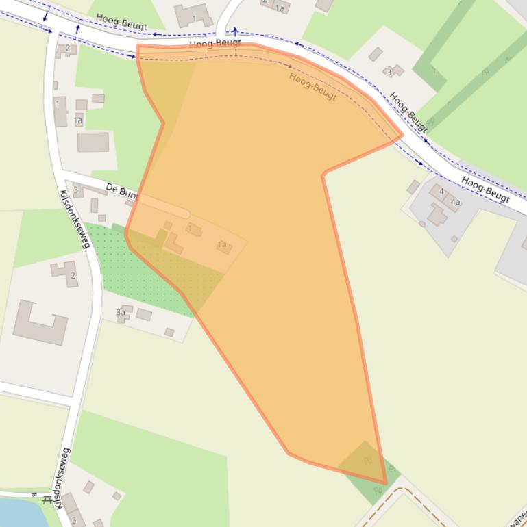 Kaart van postcodegebied 5473KL.