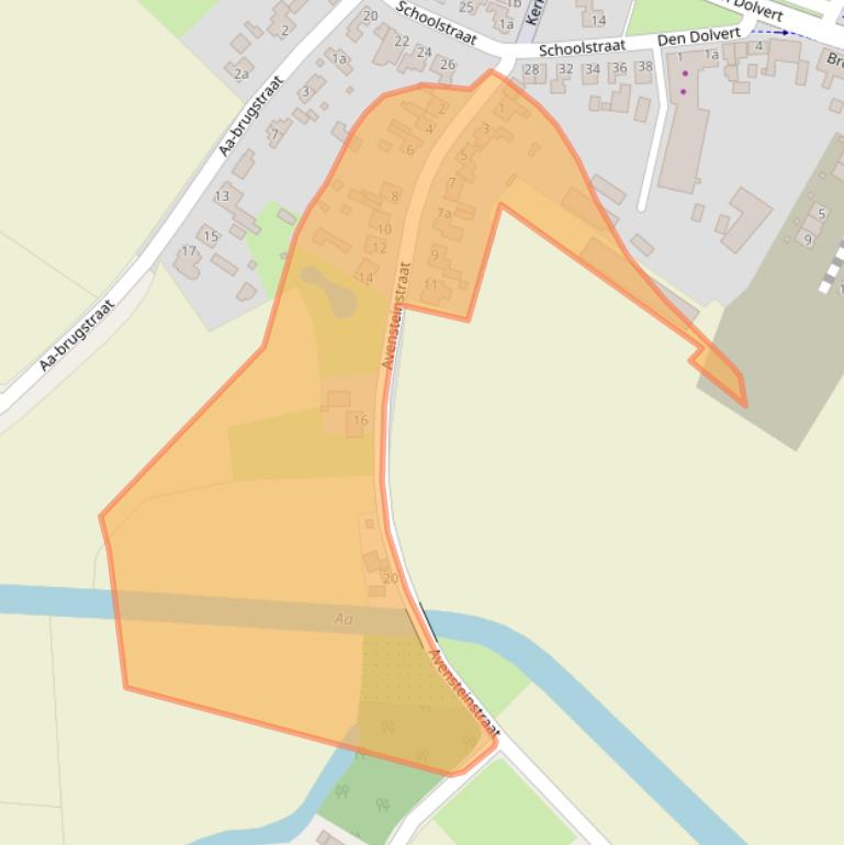 Kaart van postcodegebied 5473NA.