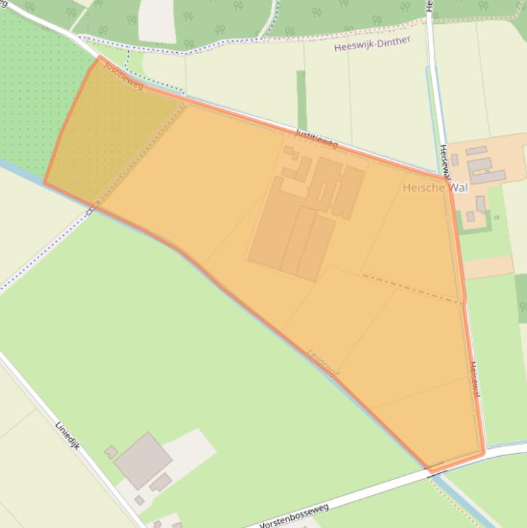 Kaart van postcodegebied 5473NL.