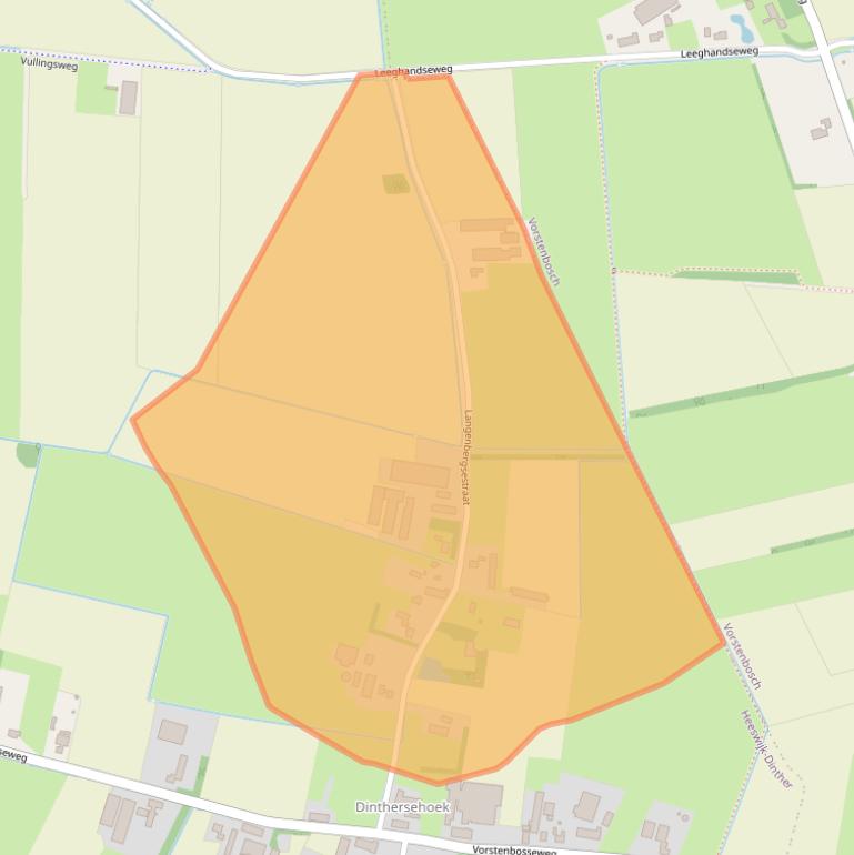 Kaart van postcodegebied 5473NM.