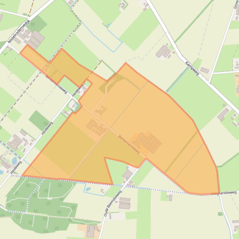 Kaart van postcodegebied 5473NN.