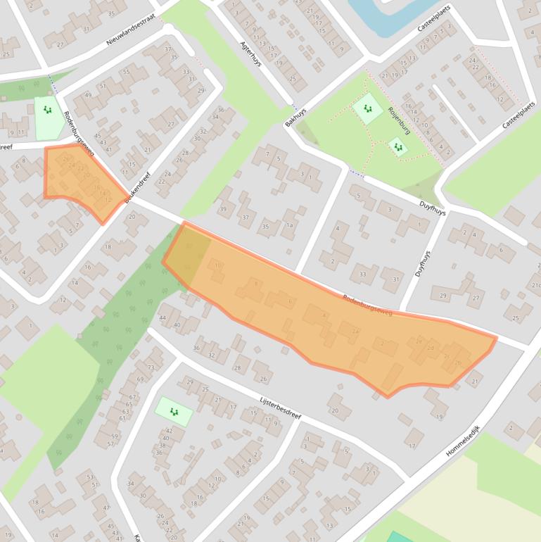 Kaart van postcodegebied 5473RH.