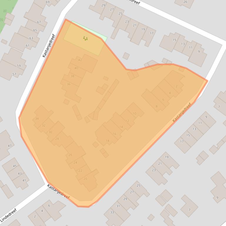 Kaart van postcodegebied 5473SC.
