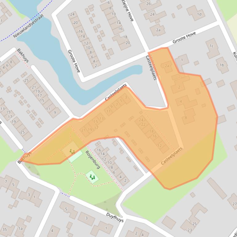 Kaart van postcodegebied 5473SX.