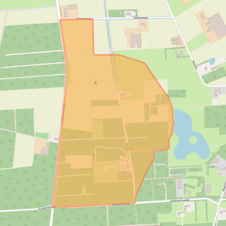 Kaart van postcodegebied 5473TB.