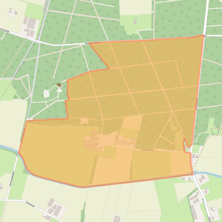 Kaart van postcodegebied 5473VM.