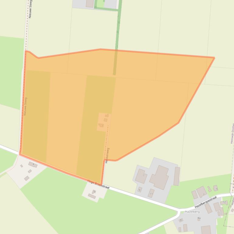 Kaart van postcodegebied 5473XN.