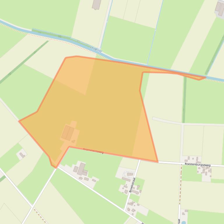 Kaart van postcodegebied 5473XS.