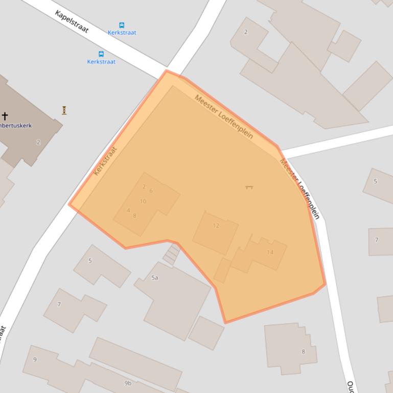 Kaart van postcodegebied 5476KX.