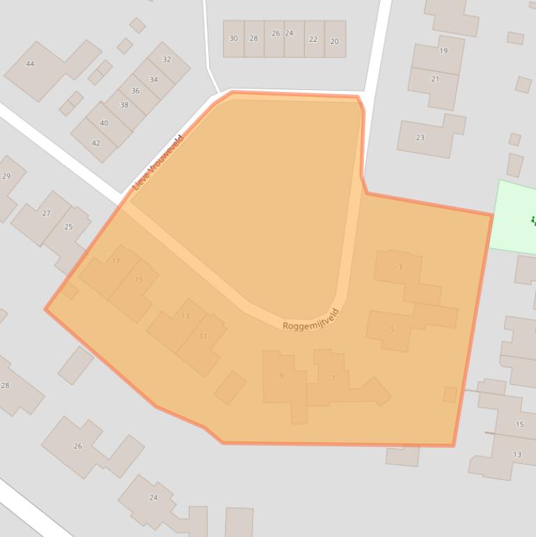 Kaart van postcodegebied 5476LN.