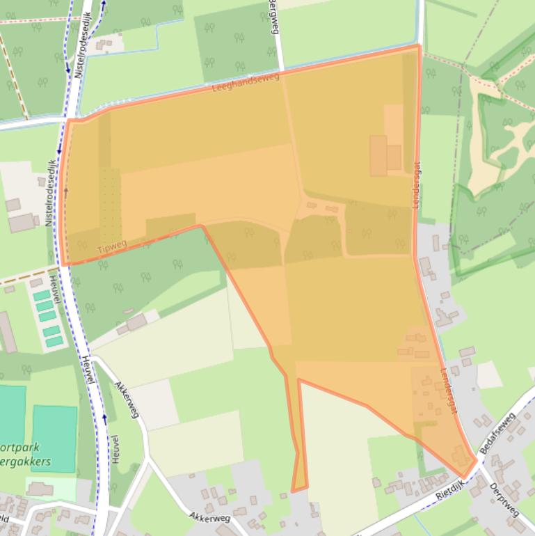 Kaart van postcodegebied 5476VP.