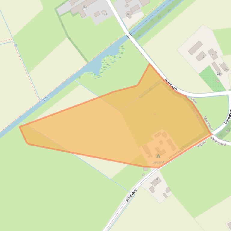 Kaart van postcodegebied 5476VV.