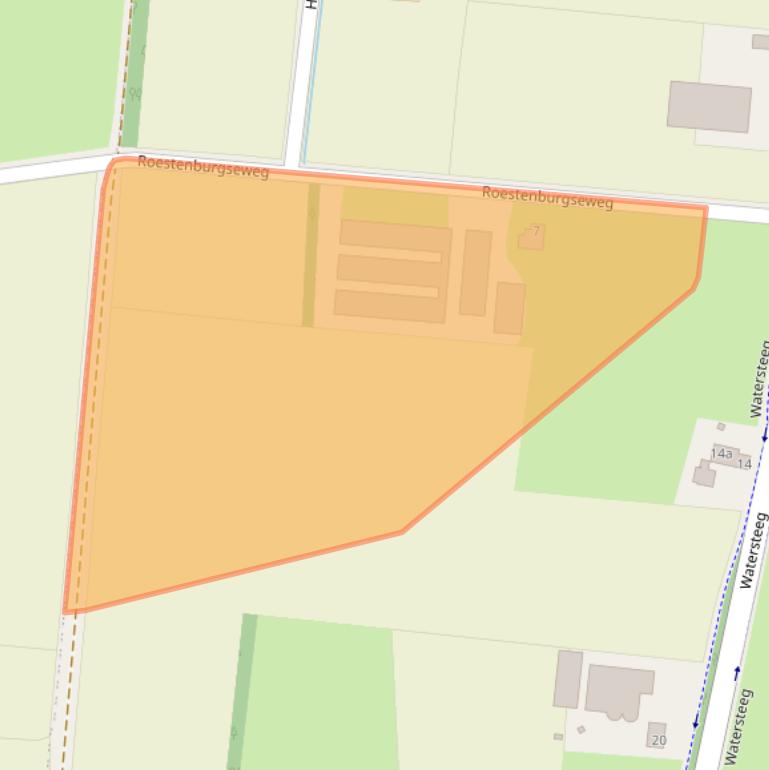 Kaart van postcodegebied 5476VZ.