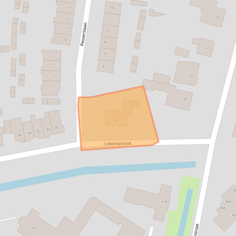 Kaart van postcodegebied 5481HK.