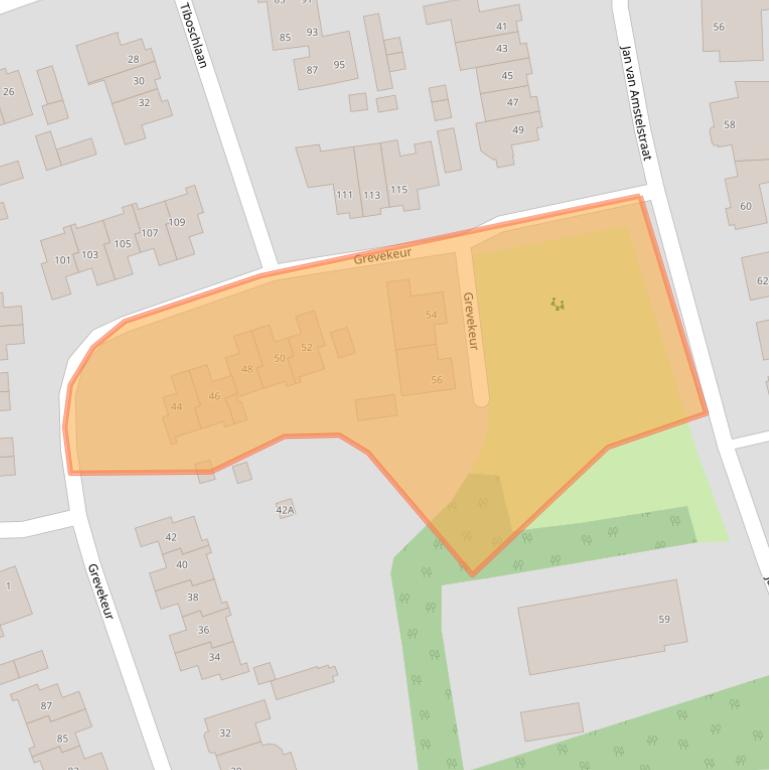 Kaart van postcodegebied 5481ME.