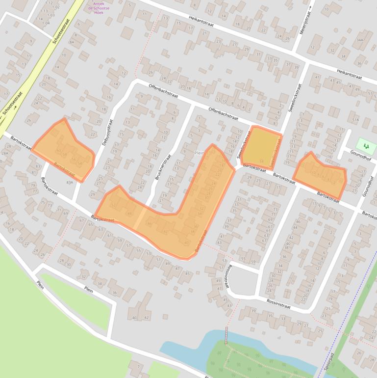 Kaart van postcodegebied 5481PB.