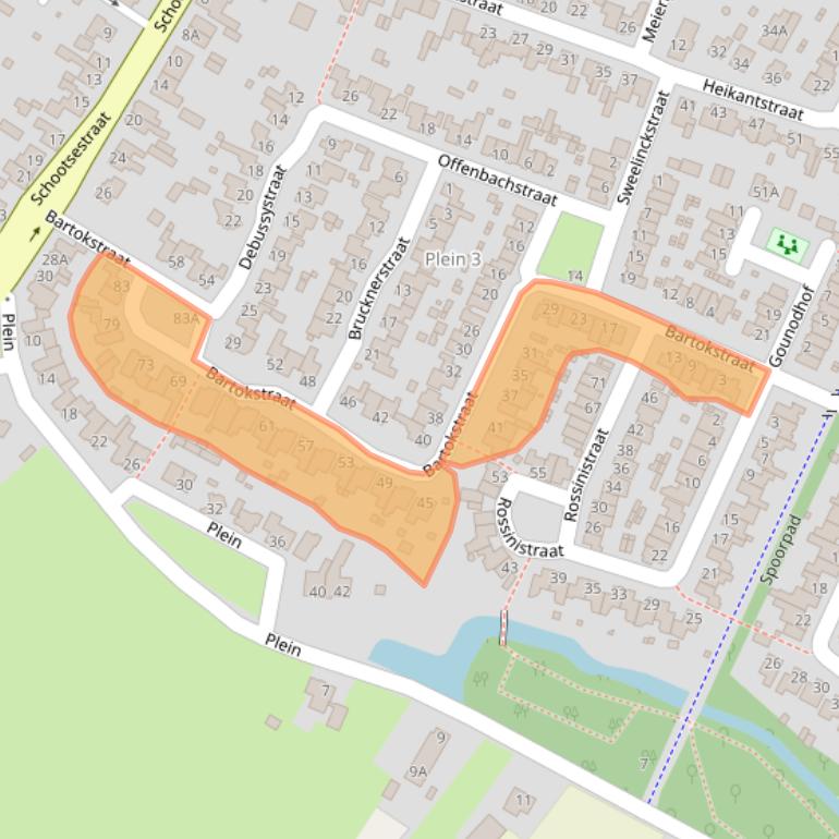 Kaart van postcodegebied 5481PC.