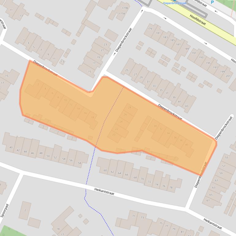 Kaart van postcodegebied 5481PM.