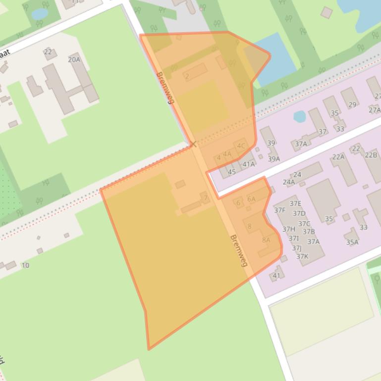 Kaart van postcodegebied 5481SE.