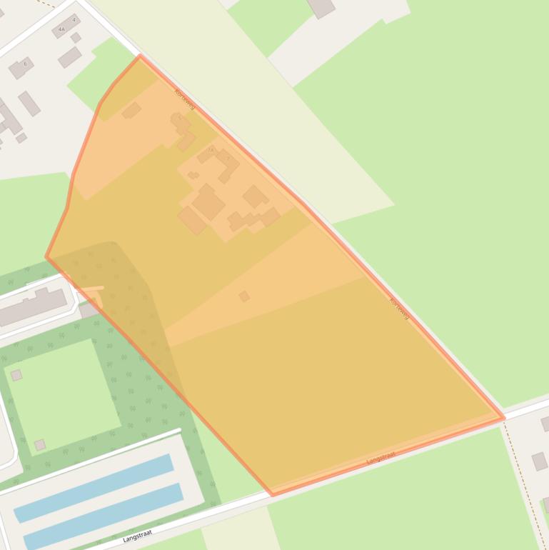 Kaart van postcodegebied 5481VD.