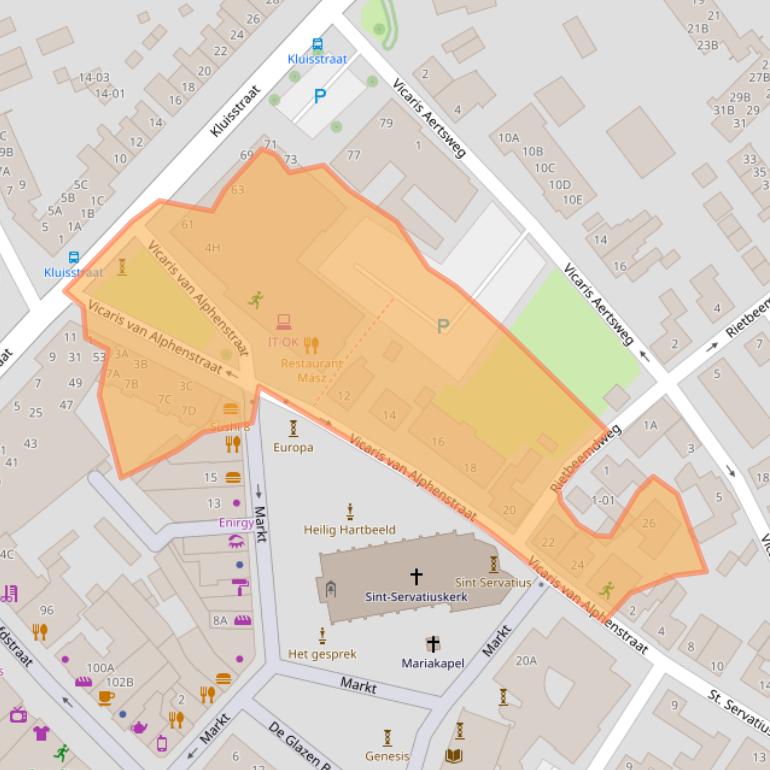 Kaart van postcodegebied 5482HL.