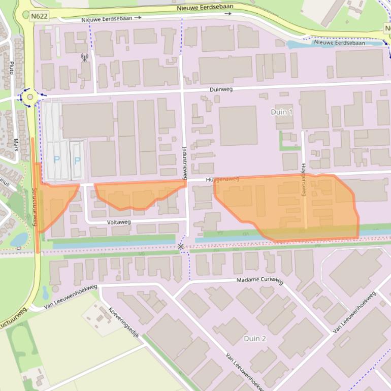 Kaart van postcodegebied 5482TG.