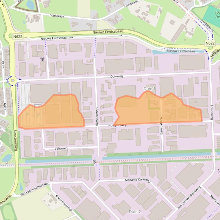 Kaart van postcodegebied 5482TH.