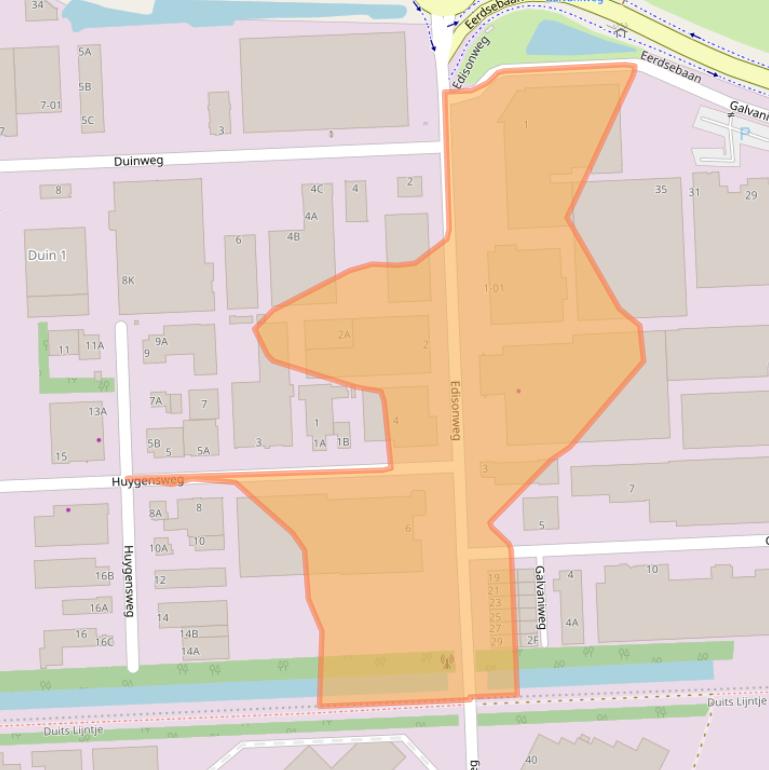 Kaart van postcodegebied 5482TJ.