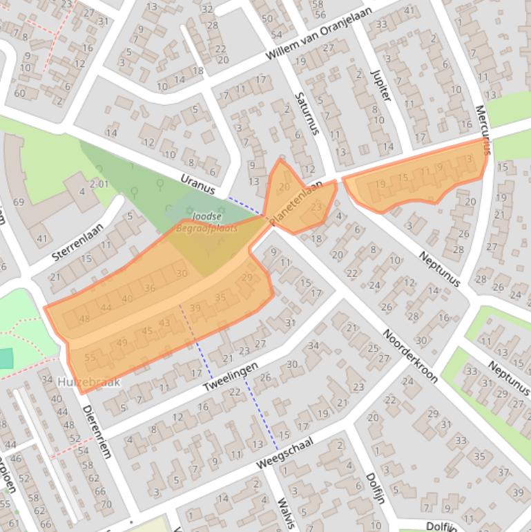 Kaart van postcodegebied 5482XC.