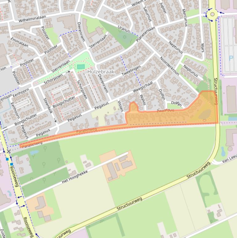 Kaart van postcodegebied 5482XV.