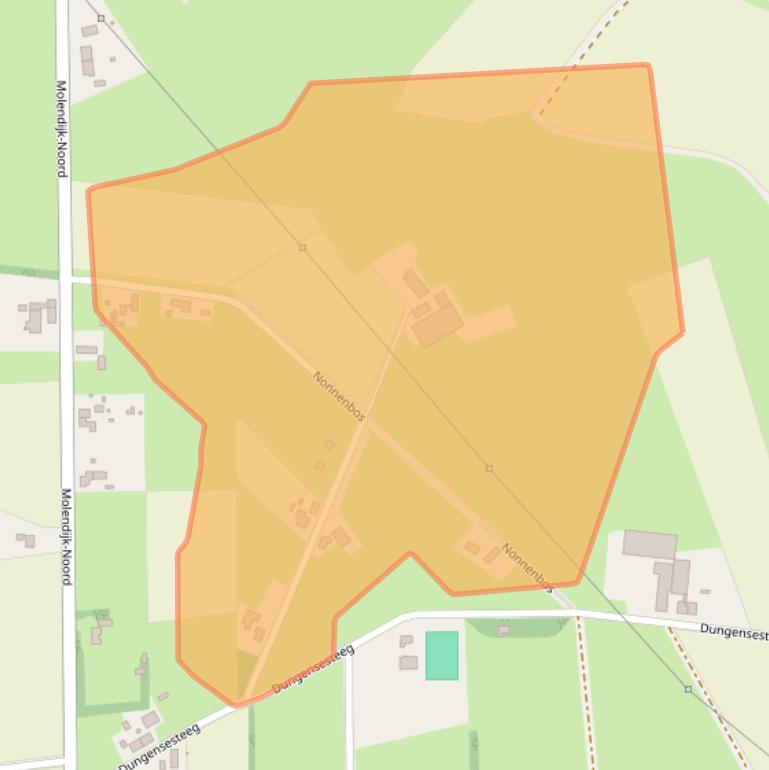 Kaart van postcodegebied 5482ZM.