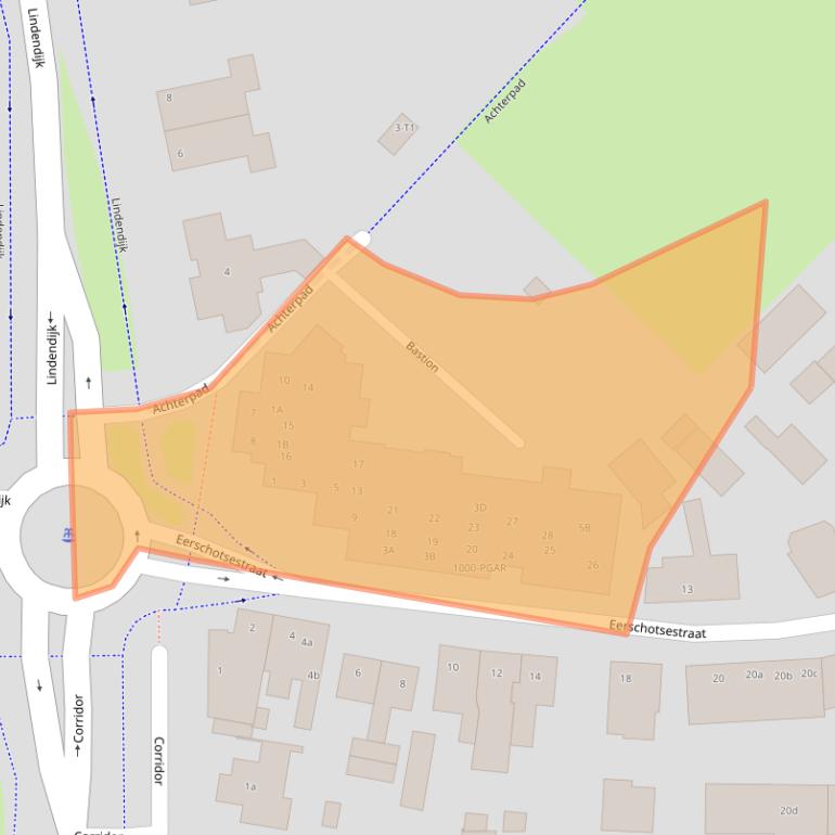 Kaart van postcodegebied 5491AN.