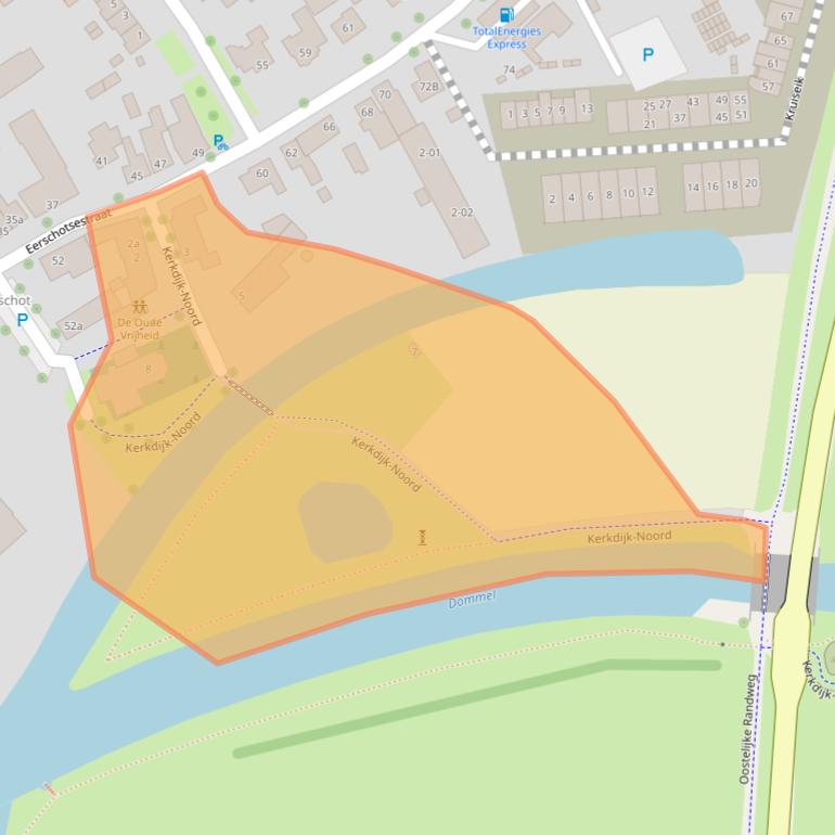Kaart van postcodegebied 5491AR.
