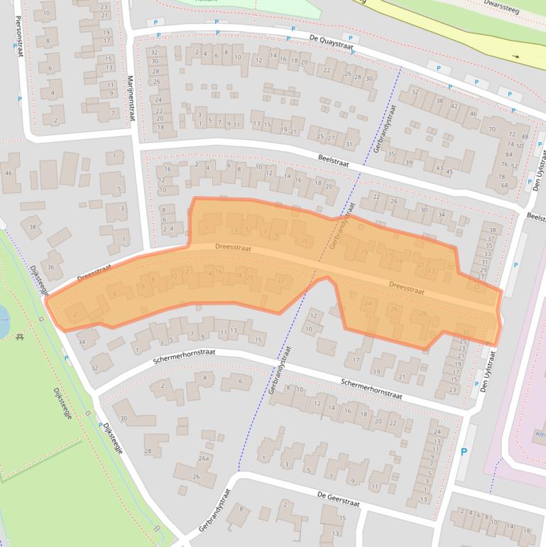 Kaart van postcodegebied 5491CH.