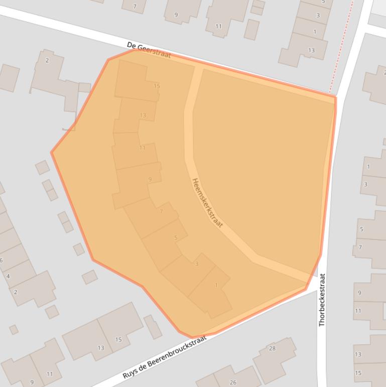 Kaart van postcodegebied 5491CM.