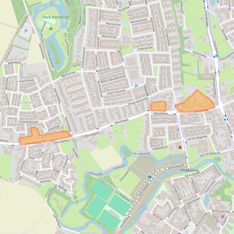 Kaart van postcodegebied 5491GS.