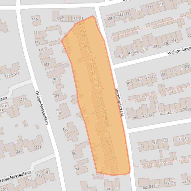 Kaart van postcodegebied 5491HS.