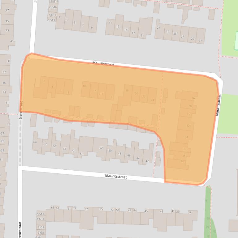 Kaart van postcodegebied 5491JB.