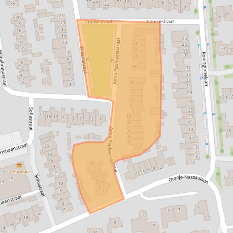 Kaart van postcodegebied 5491JP.