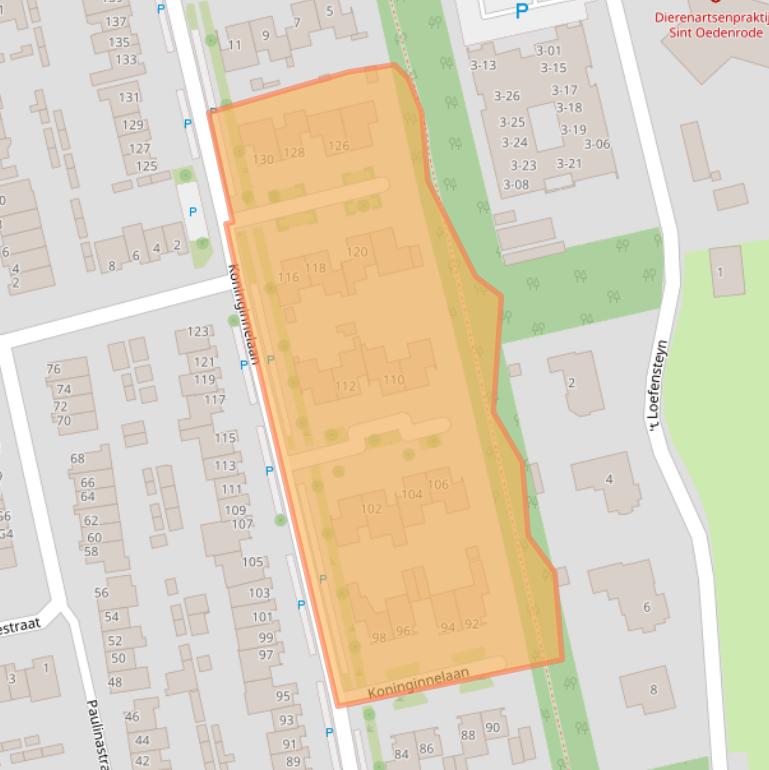 Kaart van postcodegebied 5491JX.