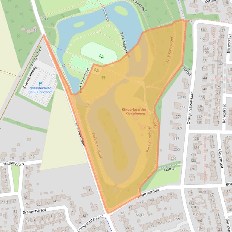 Kaart van postcodegebied 5491KA.