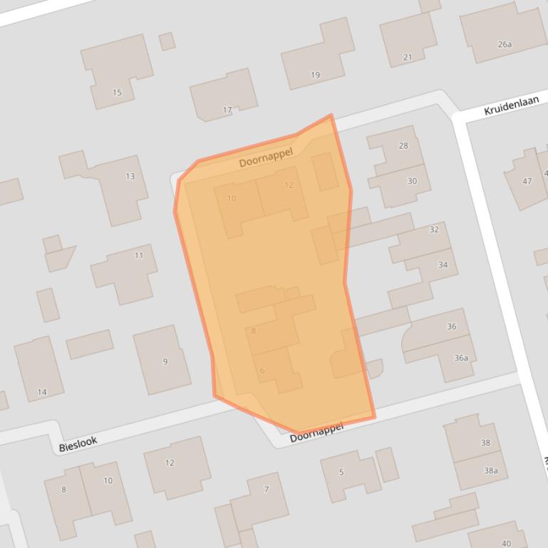 Kaart van postcodegebied 5491KH.