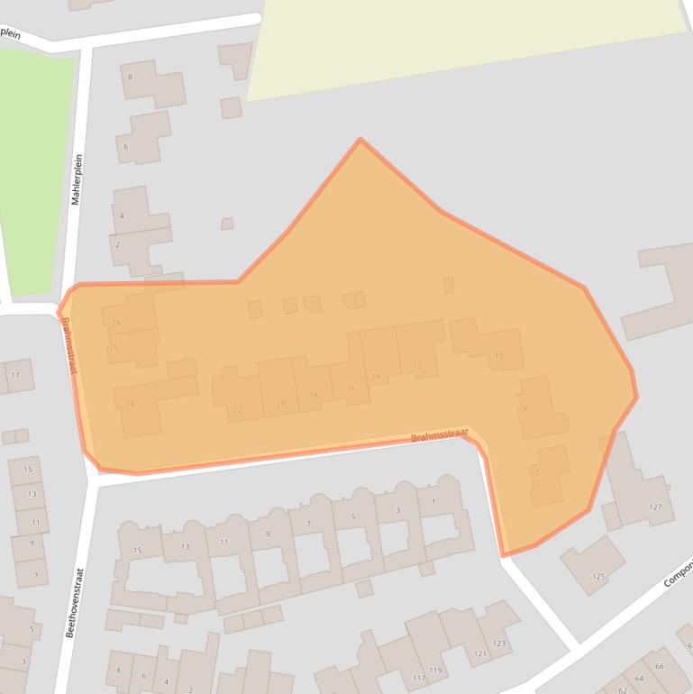 Kaart van postcodegebied 5491MR.