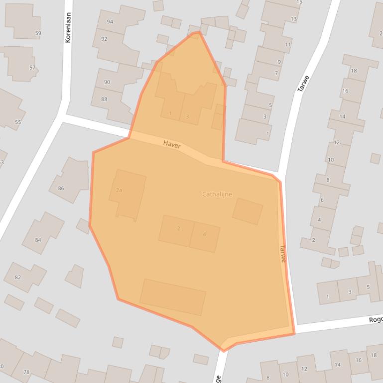 Kaart van postcodegebied 5491NS.