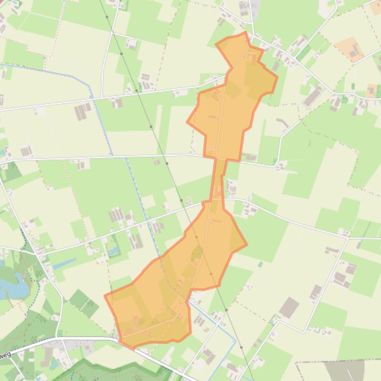 Kaart van postcodegebied 5491RG.