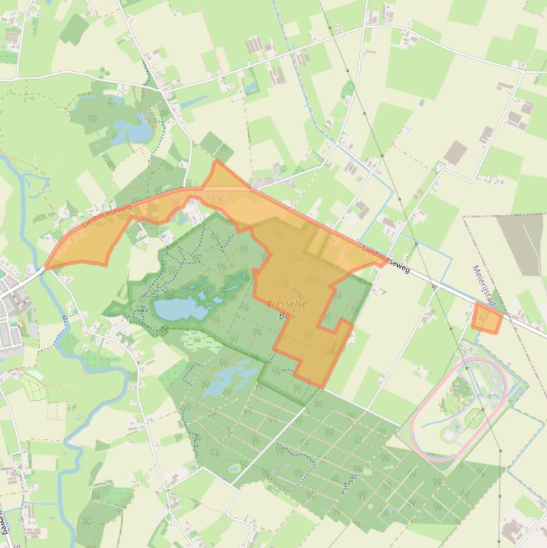 Kaart van postcodegebied 5491RR.
