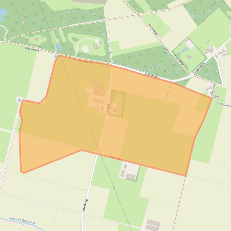 Kaart van postcodegebied 5491SJ.