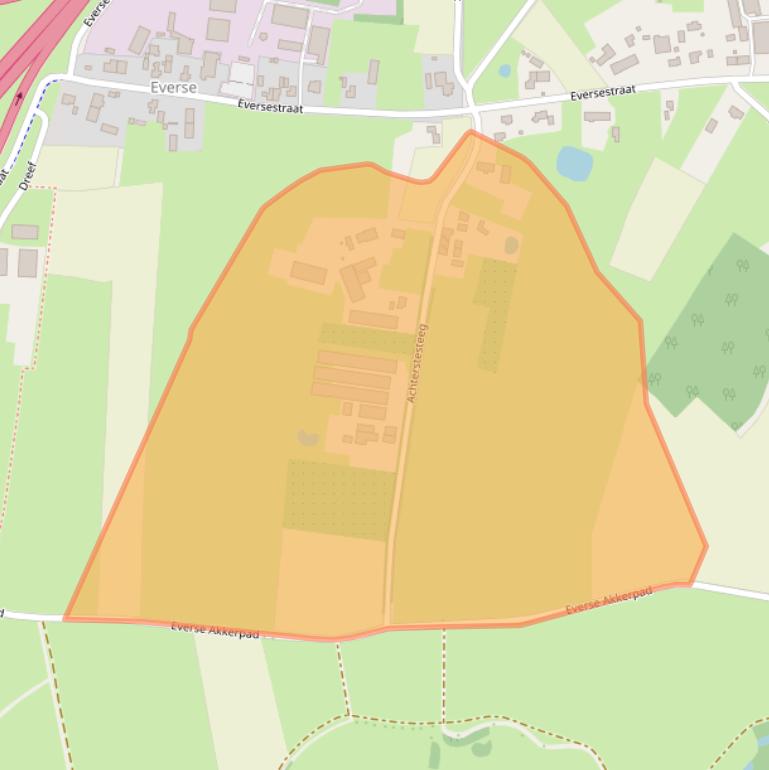 Kaart van postcodegebied 5491SV.